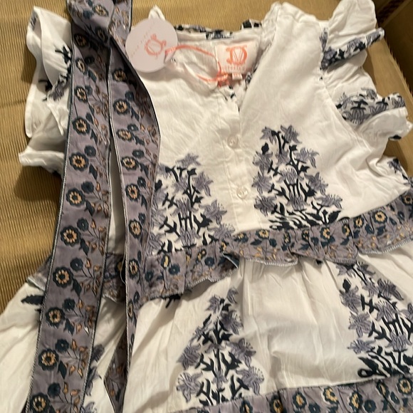 NWT Victoria Dunn Floral 3 Tier Ruffle Dress - Picture 7 of 10